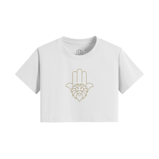 Aryeh Crop Top - Hamsa  Solid Gold