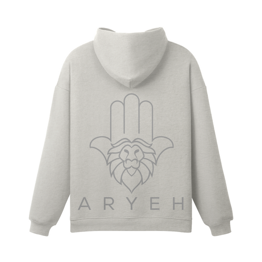 Aryeh Hoodie - Hamsa Silver